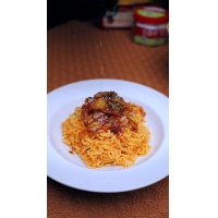 韩式辣白菜拌面