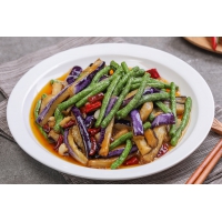 茄子烧豆角
