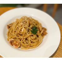 川香麻辣虾意面